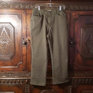 French Dressing Jeans Peggy Olive 14 Petite